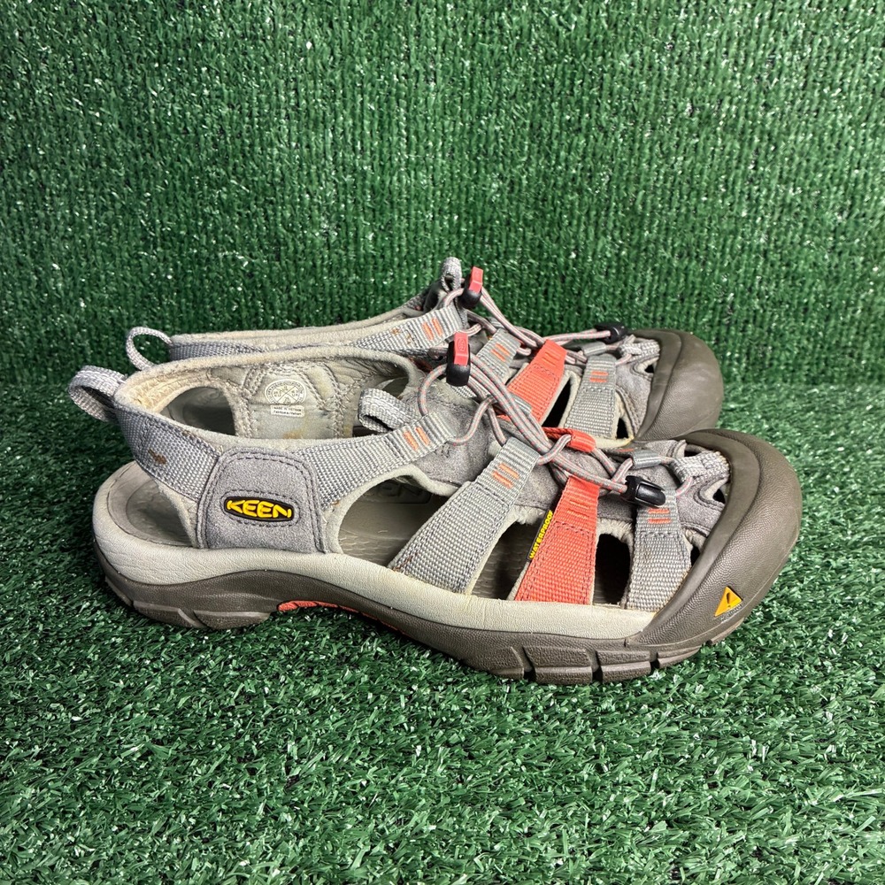 KEEN Newport H2 Waterproof Hiking Gorpcore Athletic Sport Sandal Grey Womens 9